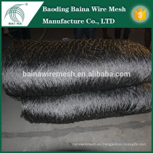 Negro óxido de acero inoxidable cuerda malla de alambre / negro oxidación malla de la malla